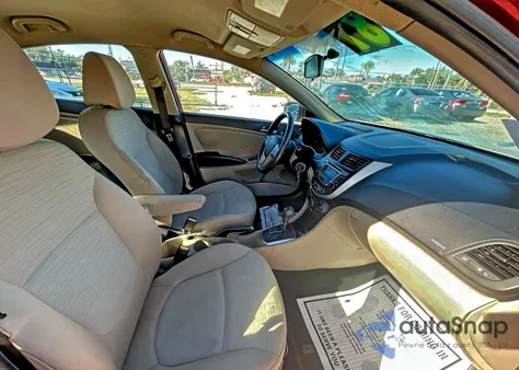 2016 Hyundai Accent Se из США, поврежденный, VIN KMHCT4AEXGU977716